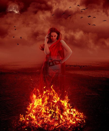 Девушка в огне
