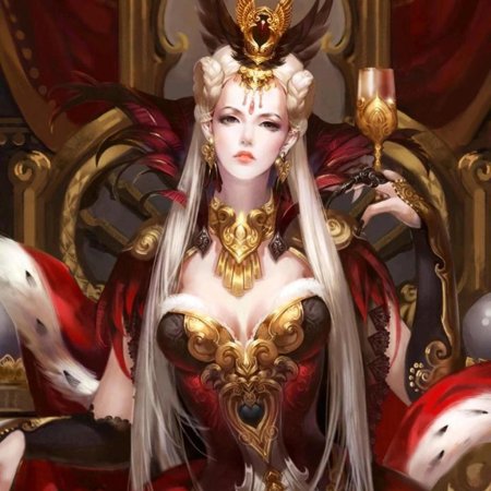 Королева на троне