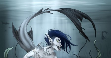 Страшная русалка