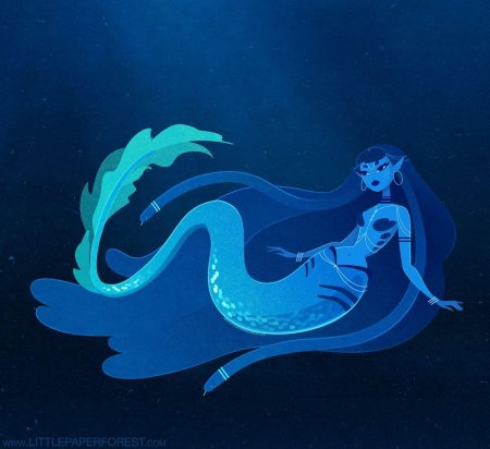 Рисунки русалка