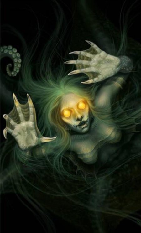 Страшная русалка