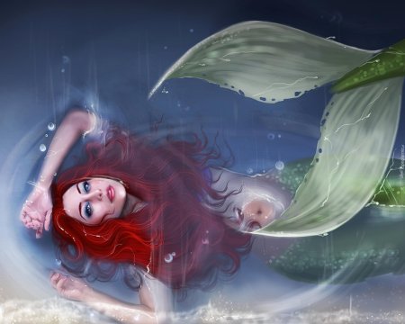 Красивая русалка