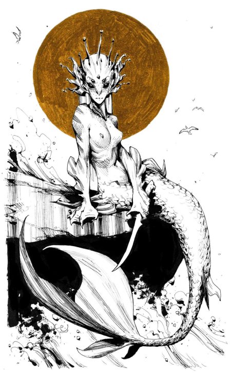 Рисунки русалка