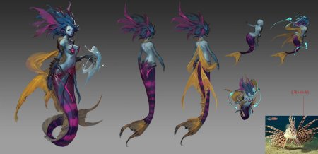 Русалка концепт