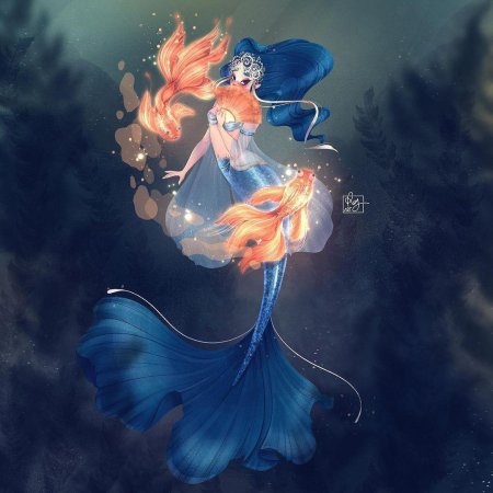 Девиантарт русалки