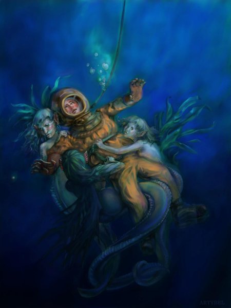 Русалка арт