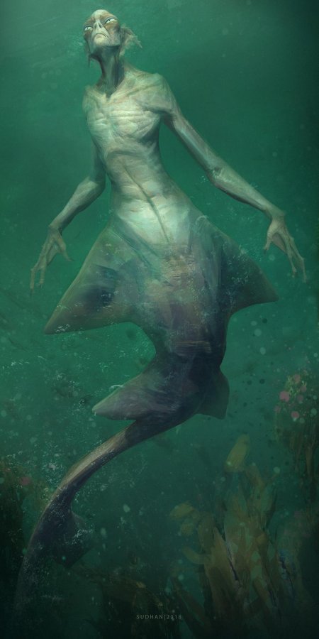Страшная русалка