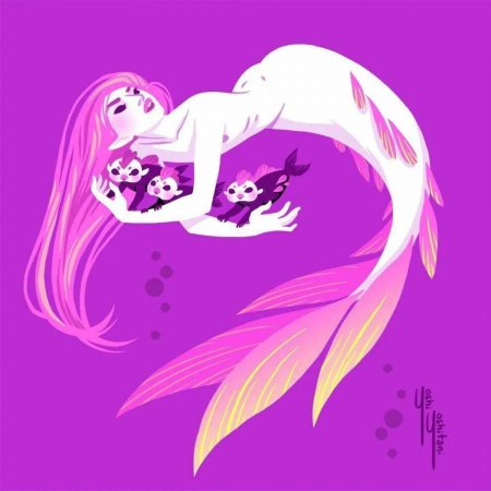 Рисунки русалка