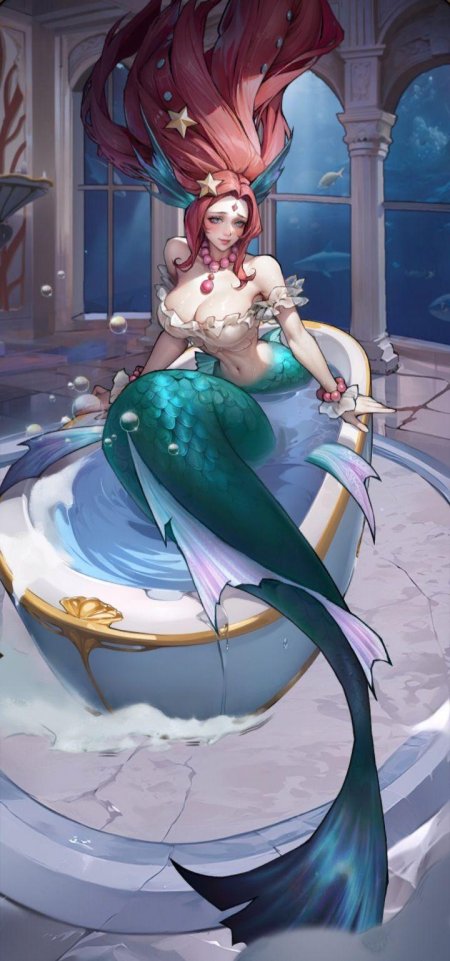 Аниме русалка