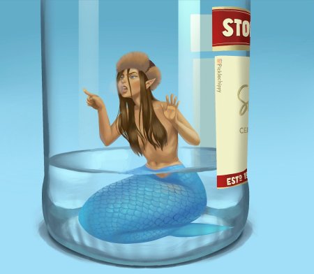 Рисунки русалка