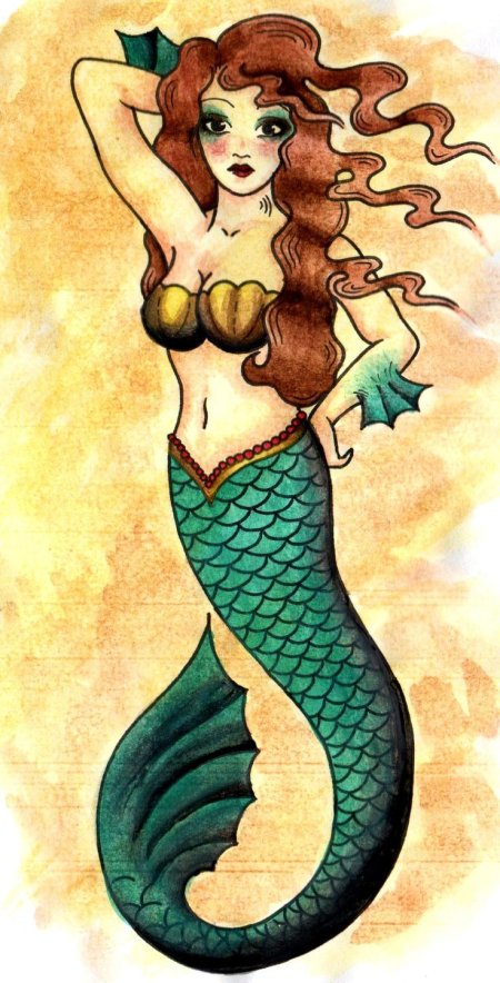 Русалка олд скул