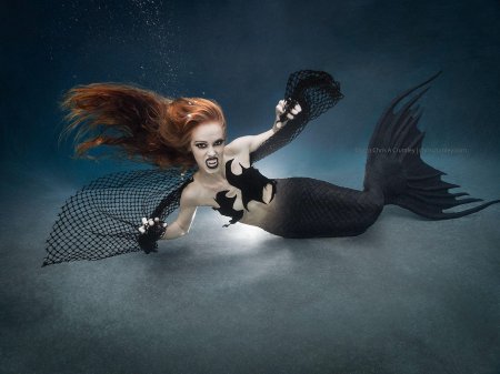 Русалка фотосессия