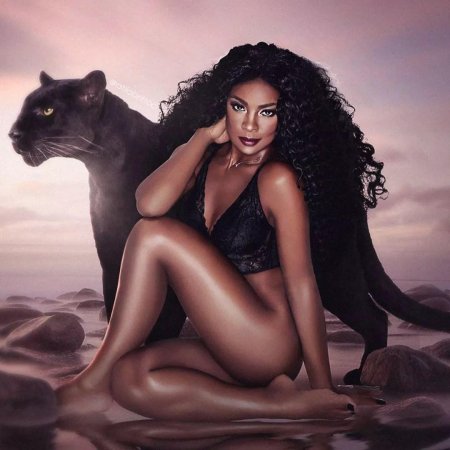 Девушка с пантерой