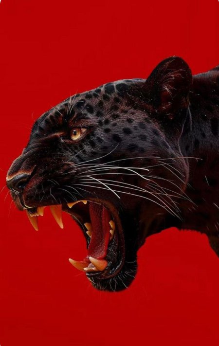 Черная пантера ягуар