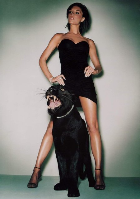 Девушка и пантера