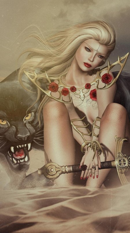 Богиня диана воительница