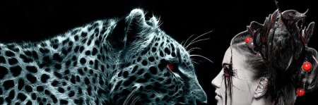 Девушка леопард