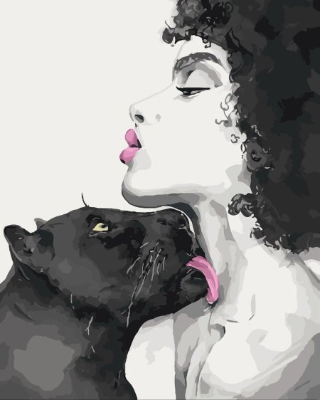 Девушка с пантерой