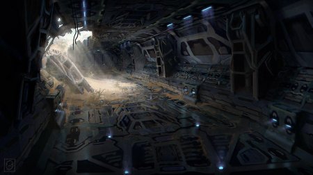 Космический корабль внутри