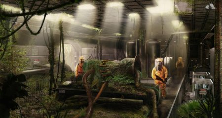 Sci fi лаборатория оранжерея