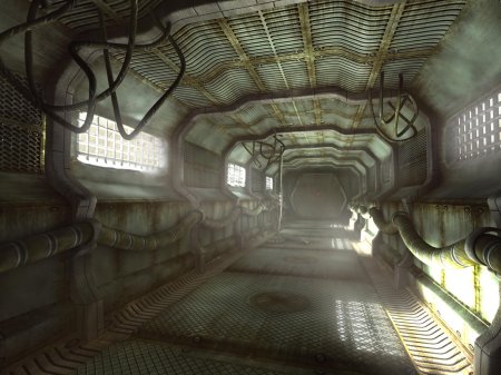 Космический корабль изнутри