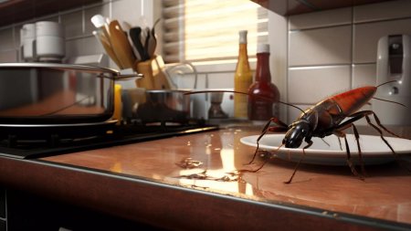 Таракан на кухне