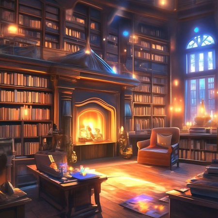 Магическая библиотека арт