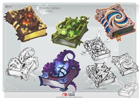 Магические предметы концепт арт