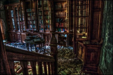 Заброшенная библиотека виноградово