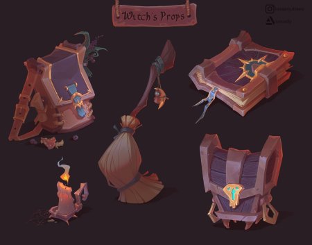 Пропсы концепт арт
