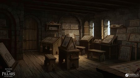 Монастырская библиотека средневековья скрипторий