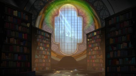 Магическая библиотека арт фэнтези