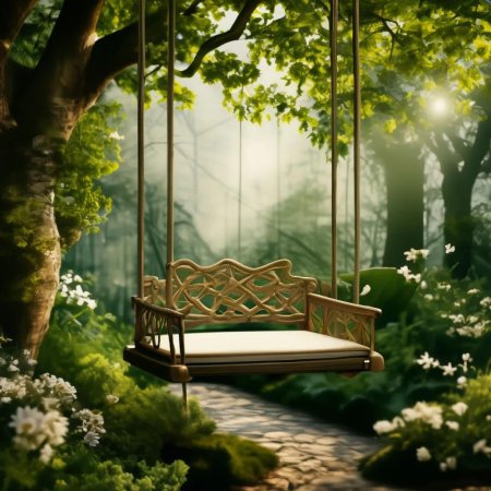 Качели на дереве