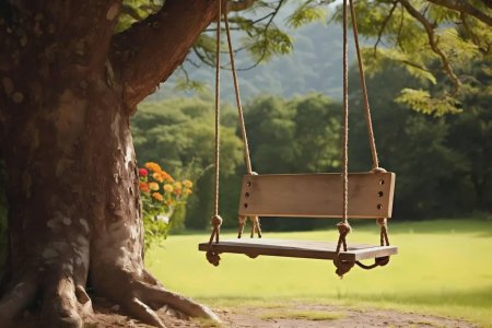 Качели на дереве