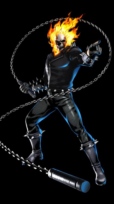 Призрачный гонщик и герои марвел