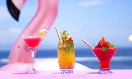 Обои на рабочий стол море коктейль