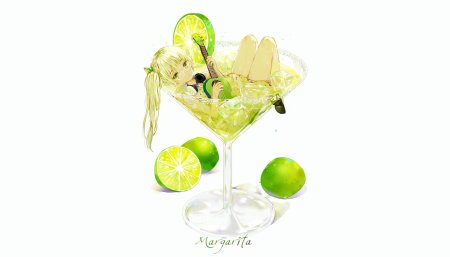 Аниме девочка с лаймом