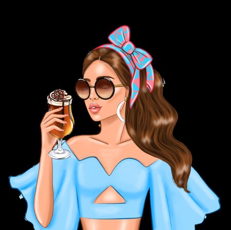 Модная иллюстрация