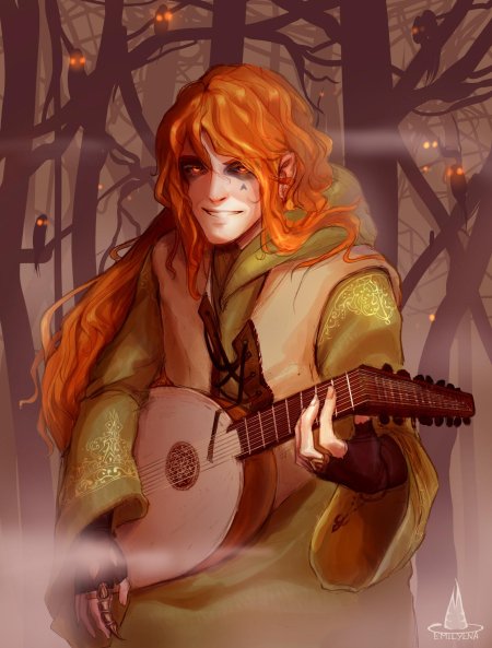 Полуэльф бард днд