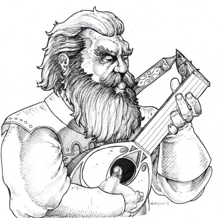 Бард дварф art