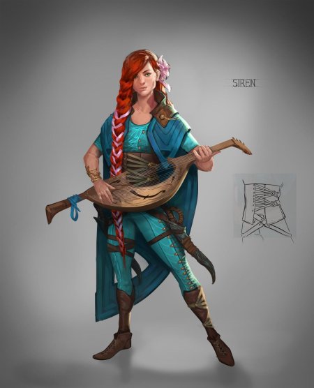 Полуэльф бард днд