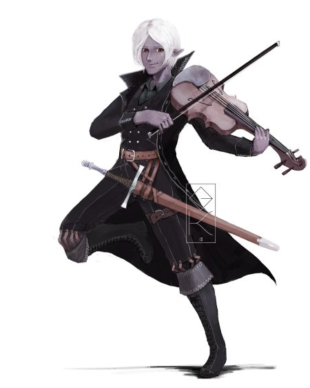 Темный эльф бард днд