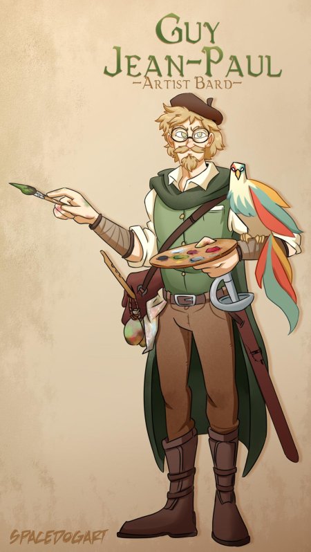 Бард днд арт