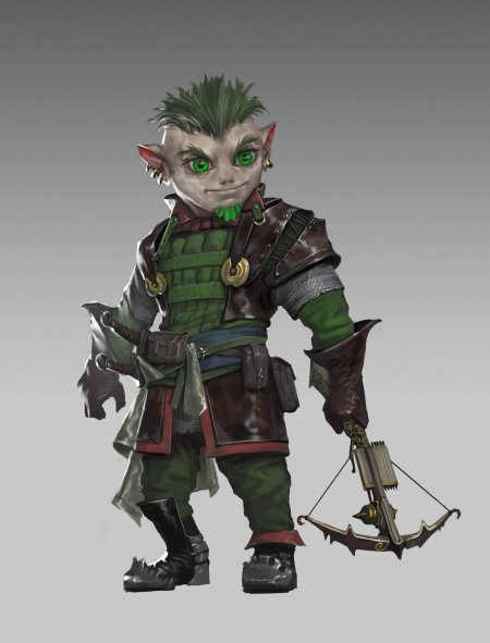 Полурослик бард арт