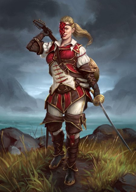 Полуэльф бард днд