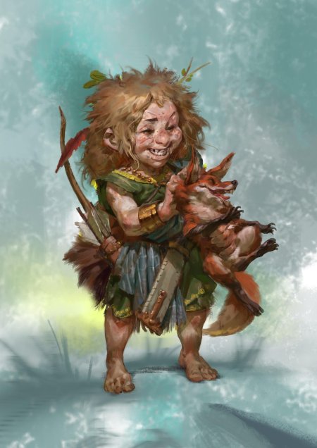 Полурослик варвар