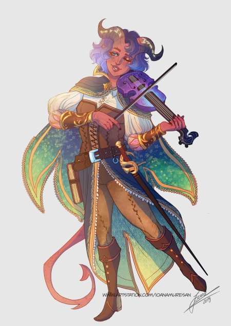 Тифлинг бард