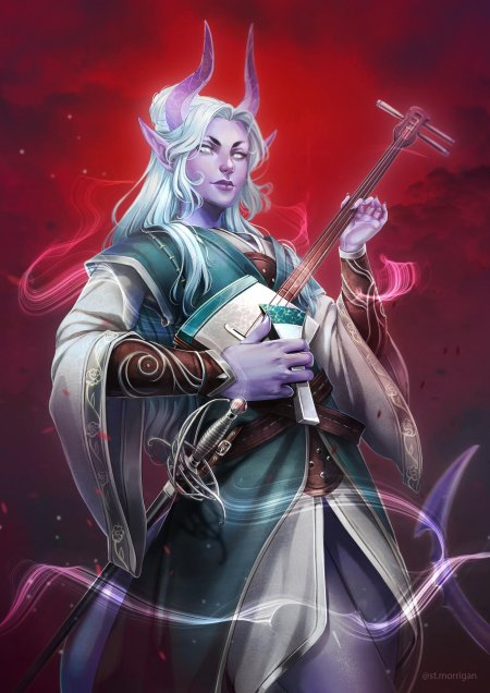 Тифлинг чернокнижник