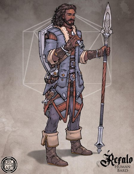 Бард днд арт