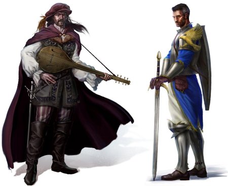 Полуэльф бард днд